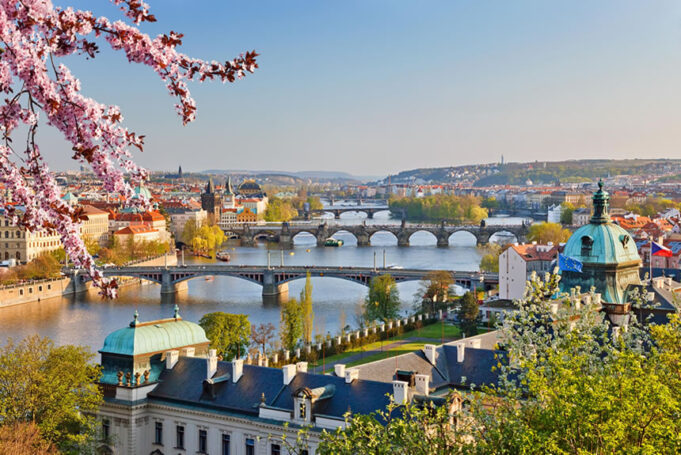 Prague at Sunset